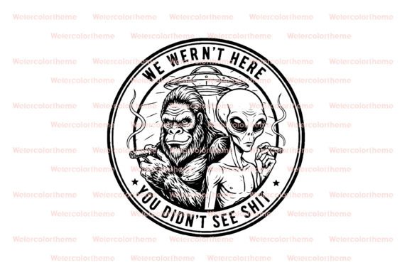 Download Bigfoot Alien SVG File - Alien Collection