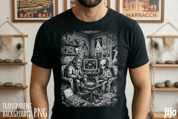 Download Bigfoot Alien Gaming Retro PNG - Alien Collection