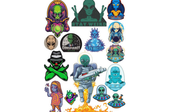 Download The Alien Clipart Set 2 - Alien Collection