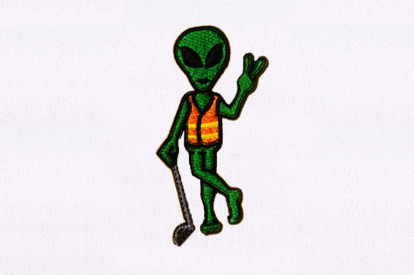 Download Golf Playing Alien Design - Alien Collection