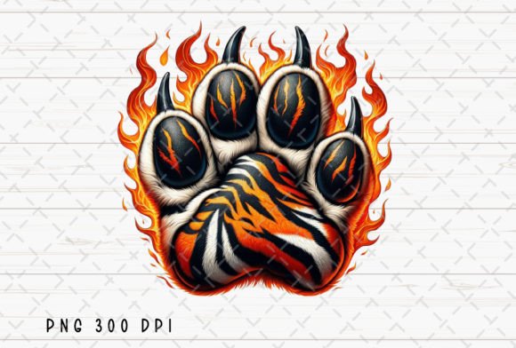 Download Tiger Paw Mascot Sublimation PNG - Sublimation png Collection