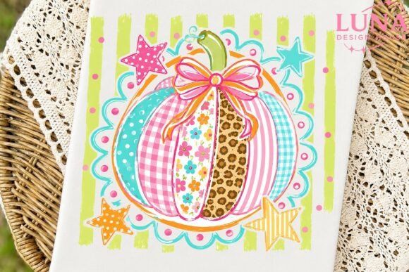 Download Patchwork Pumpkin Fall Sublimation PNG - Premium Bundle