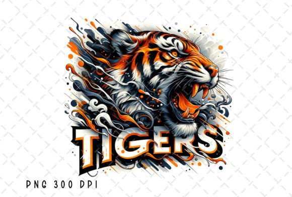 Download Tiger Head Logo Tigers Sublimation PNG - Sublimation png Collection